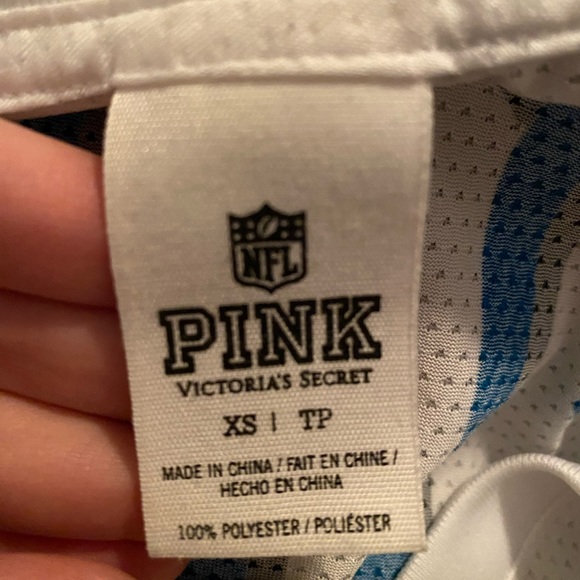 Pink Victoria’s Secret Carolina Panthers jersey - Picture 3 of 3